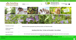 Desktop Screenshot of naturburg.com